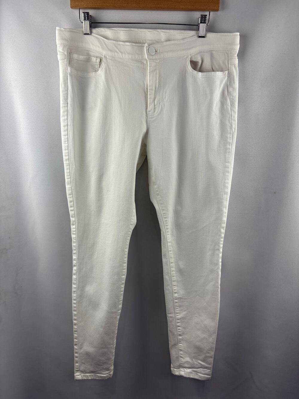 Women’s J.Jill Size 14 White Denim Jeggings